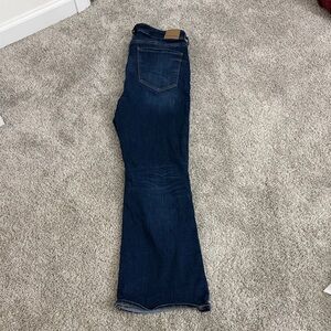 Dark Blue Denim Jeans flare